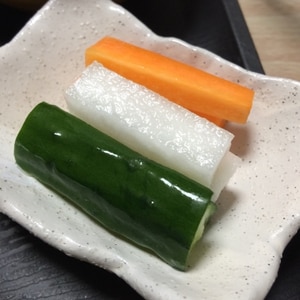 ３色野菜のお漬け物